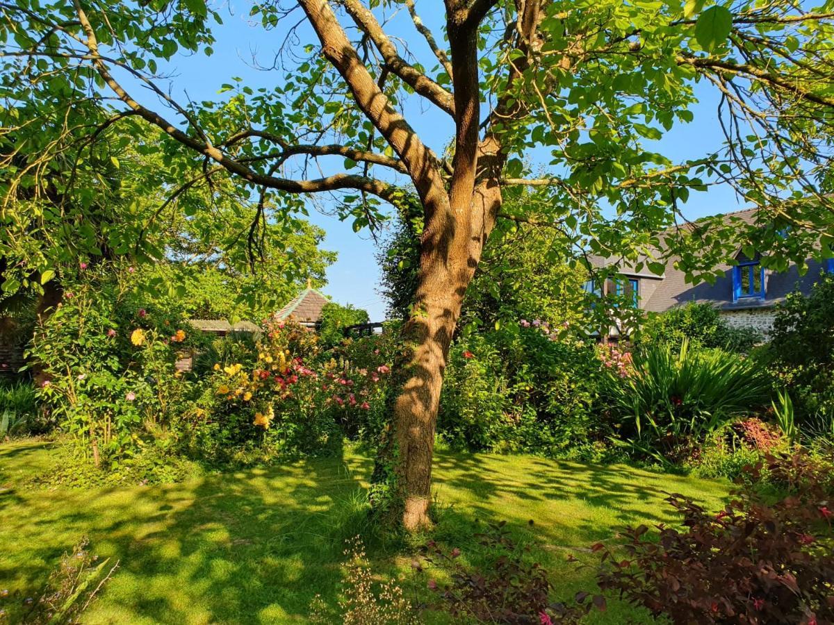 Maison En Pierre Dans Son Nid De Verdure Roz-Landrieux Exteriér fotografie